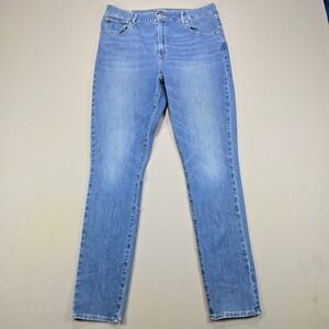 Levi's‎ 721 Big E High Rise Skinny Jeans Medium Wash Blue Denim Women 32x30